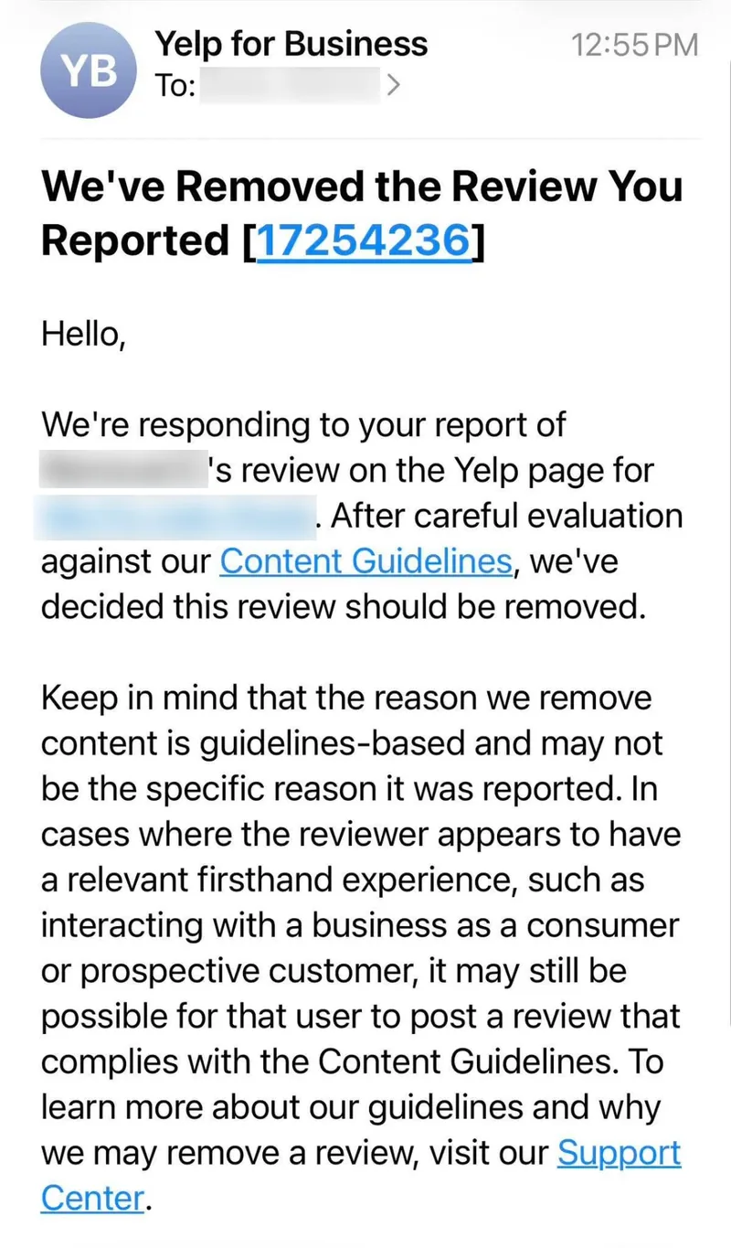 Removal confirmation screenshot 4