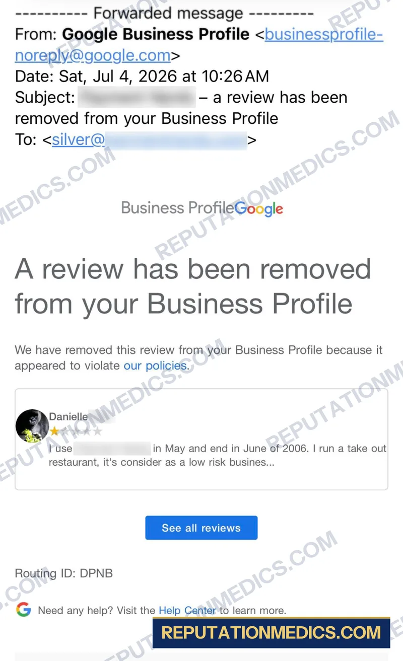 Removal confirmation screenshot 16