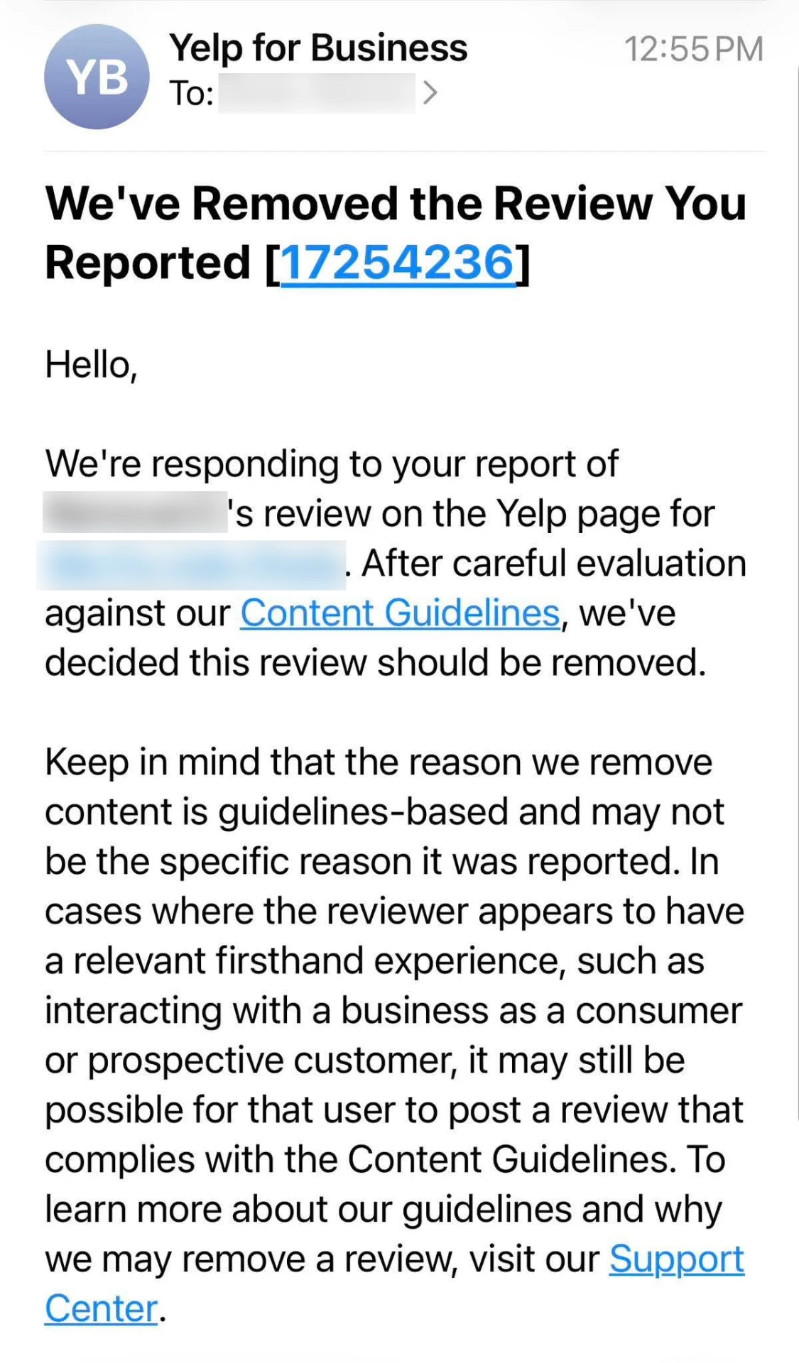 Real client result 4
